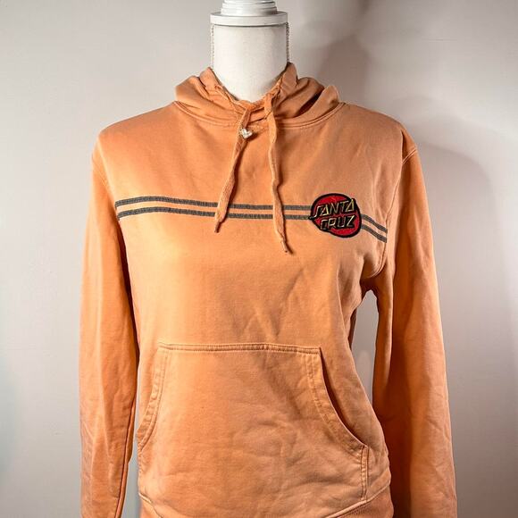 Santa Cruz Tops - Santa Cruz Skateboard Reflective Pullover Mid weight Women’s Hoodie Size Small